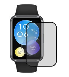 Захисне скло 5D Huawei Watch Fit 2 Чорне.