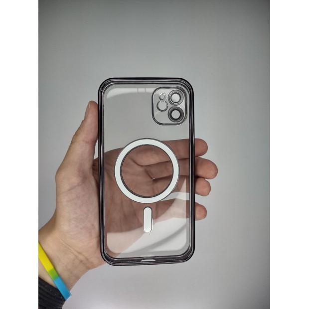 Чехол UMKU Shining with MagSafe Apple iPhone 11 (Black)