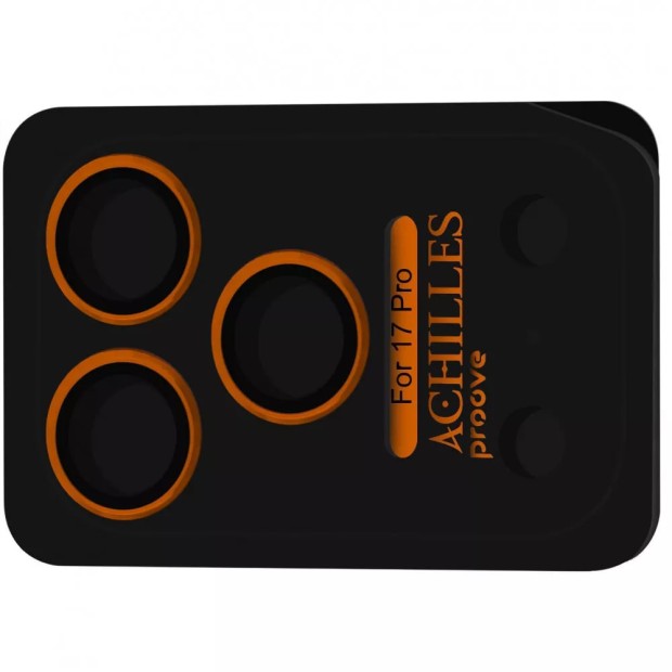 Защитное стекло на камеру Achilles Full camerа Apple iPhone 17 Pro (Orange)