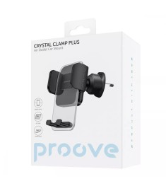 Автотримач Proove Crystal Clamp Plus Air Outlet Car Mount (Чорний)