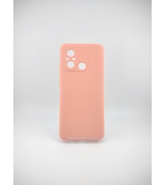 Силікон оригінальний Xiaomi Redmi 12C  /  11A (ShutCam) (Блідо-рожевий)