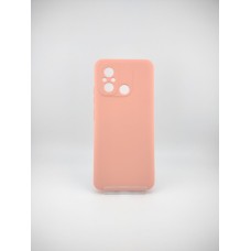 Силикон Original Xiaomi Redmi 12C / 11A (ShutCam) (Бледно-розовый)