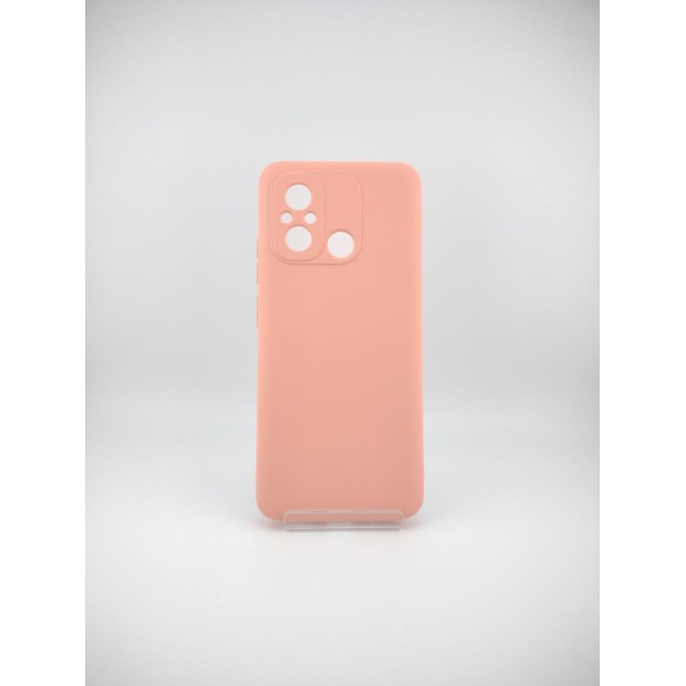 Силикон Original Xiaomi Redmi 12C / 11A (ShutCam) (Бледно-розовый)