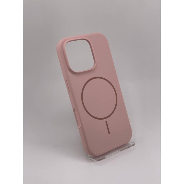 Чехол Original Round Case with MagSafe Apple iPhone 16 Pro (08) Pink Sand Чехол Original Round Case with MagSafe Apple iPhone 16 Pro (08) Pink Sand