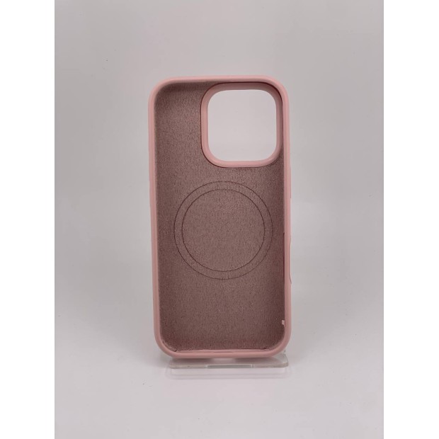 Чехол Original Round Case with MagSafe Apple iPhone 16 Pro (08) Pink Sand Чехол Original Round Case with MagSafe Apple iPhone 16 Pro (08) Pink Sand