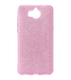 Силикон Glitter Huawei Y5 (2017) (Розовый)
