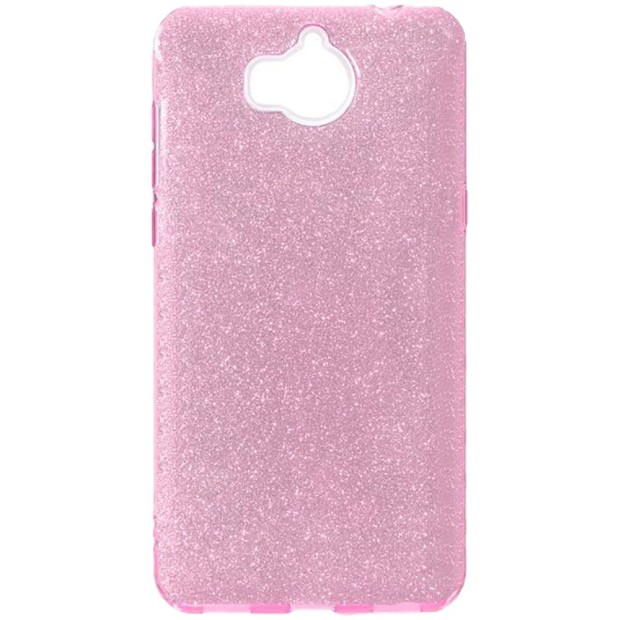 Силикон Glitter Huawei Y5 (2017) (Розовый)