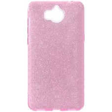 Чохол з глітером для Huawei Y5 (2017) (рожевий)