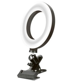 Набір для зйомки LED-лампа ACCLAB LR050 на прищіпці (Чорний) MD