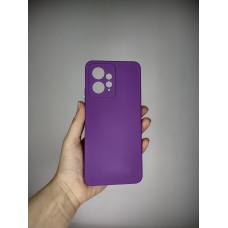 Силіконовий оригінальний 360-чохол для Xiaomi Redmi Note 12 4G (ShutCam) (Бузковий)