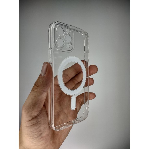 Чехол Clear Case with MagSafe Apple iPhone 12 Pro (Прозрачный) Чехол Clear Case with MagSafe Apple iPhone 12 Pro (Прозрачный)