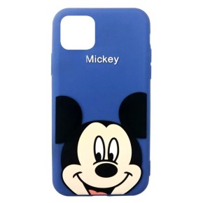 Силікон Disney Mickey Apple iPhone 11 Pro Max (темно-синій)