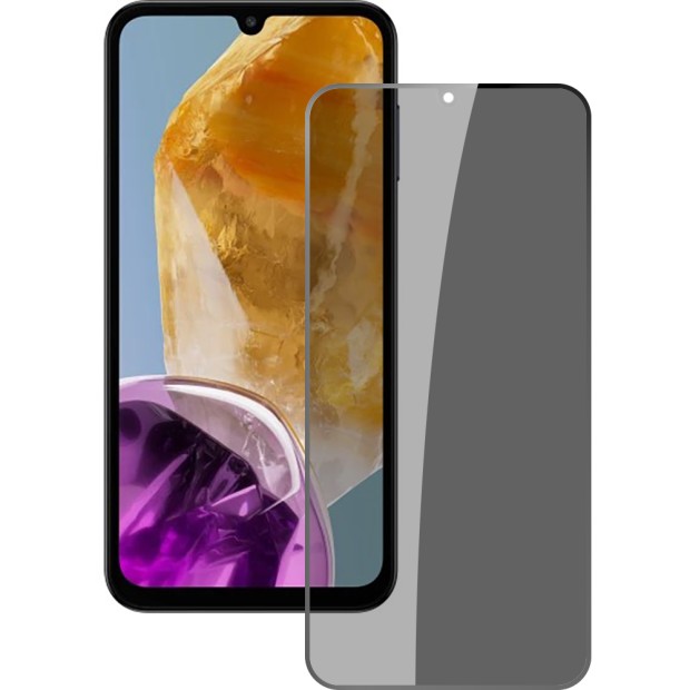 Захисне скло 5D Privacy HD Samsung Galaxy M15 Чорне