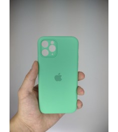 Силіконовий оригінальний чохол RoundCam для Apple iPhone 11 Pro (49) аквамарин