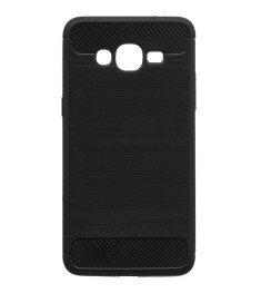 Силикон Polished Carbon Samsung Galaxy J2 Prime G530 (Чёрный)
