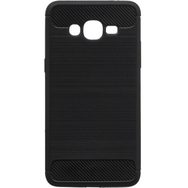 Силикон Polished Carbon Samsung Galaxy J2 Prime G530 (Чёрный)