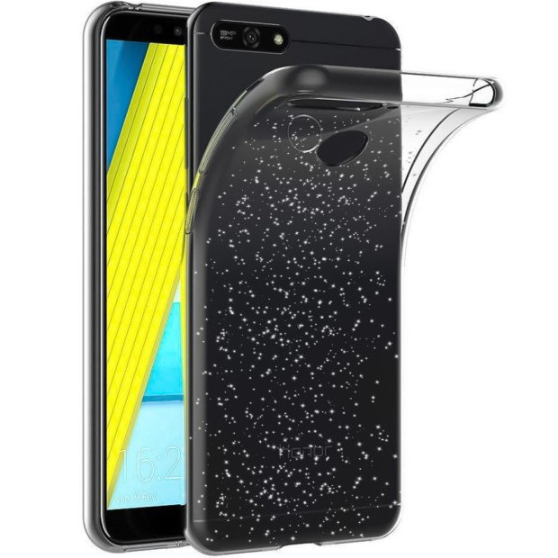 Силіконовий чохол Molan Shining для Huawei Y6 (2018)  /  Honor 7A Pro (Прозорий)