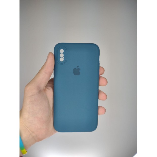 Силикон Original RoundCam Case Apple iPhone X / XS (39) Cosmos Blue
