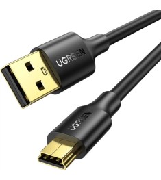 USB-кабель UGREEN US132 (1m) (Mini USB) (Black) (10355)
