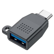 OTG-перехідник Budi M8J151 (DC151B) (USB3.0 - Type-C) (Чорний) U