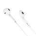 Wired earphones headset Hoco M101 Crystal Joy (White)