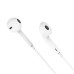 Wired earphones headset Hoco M101 Crystal Joy (White)