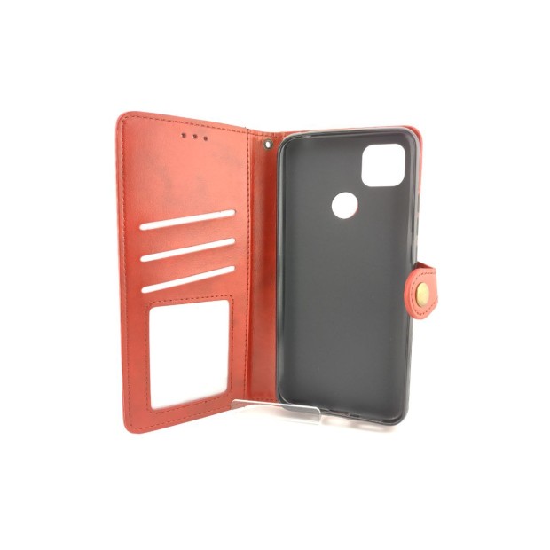 Leather Book Gallant Case for Xiaomi Redmi 9C (Red)