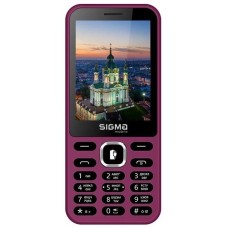 Мобільний телефон Sigma X-style 31 Power Type-C (Фіолетовий)(Уцінка 2 категорія)
