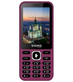 Мобільний телефон Sigma X-style 31 Power Type-C (Фіолетовий)(Уцінка 2 категорія)..