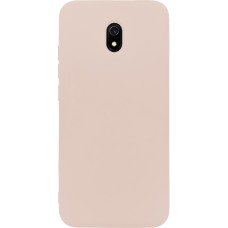 Силикон Original 360 Case Logo Xiaomi Redmi 8A (Пудровый)