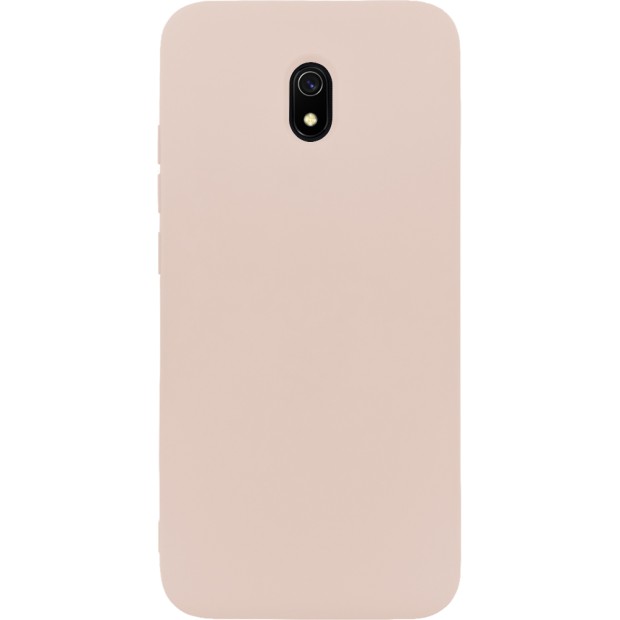 Силіконовий чохол Original 360 Case Logo для Xiaomi Redmi 8A (Пудровий)