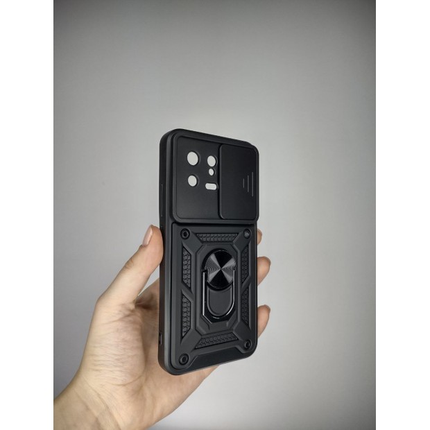 Броньований чохол Ring Serge Armor Case для Xiaomi 13 (ShutCam) (Чорний)