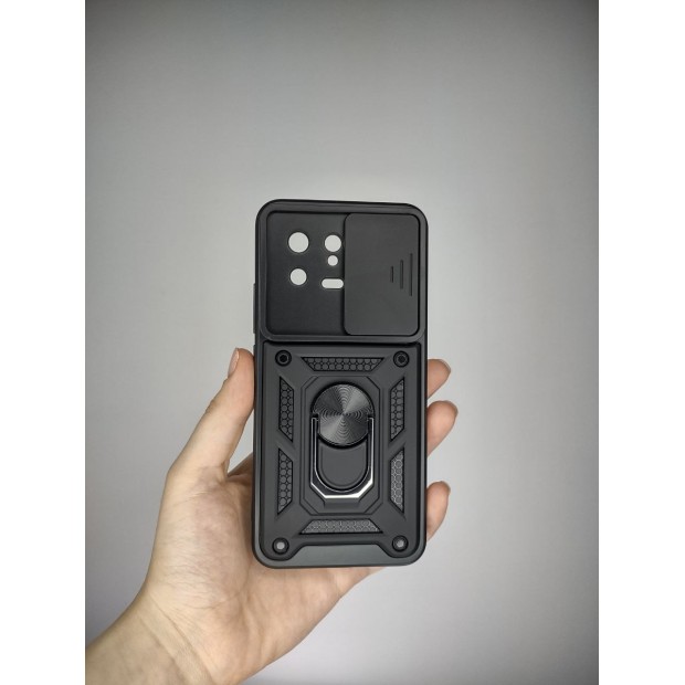 Броньований чохол Ring Serge Armor Case для Xiaomi 13 (ShutCam) (Чорний)