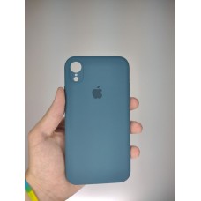 Силіконовий оригінальний чохол RoundCam для Apple iPhone XR (39) Космос Синій