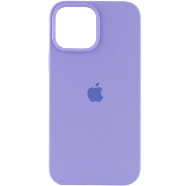 Силикон Original Round Case Apple iPhone 12 / 12 Pro (71) Light Glycine