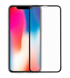 Захисне скло 5D Matte HD для Apple iPhone 12 Pro Max, чорне