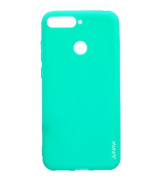 Силіконовий чохол iNavi Color для Huawei Y6 Prime (2018)  /  Honor 7A Pro (Бірюз..