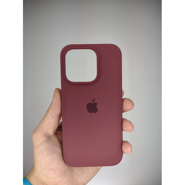 Силіконовий чохол Original Round для Apple iPhone 15 Pro (58) Грейпфрут.