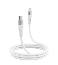 USB-кабель Proove Soft Silicone 60W (1m) (Type-C to Type-C) (White)