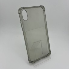 Силіконовий 6D чохол для Apple iPhone XS Max (Сірий)