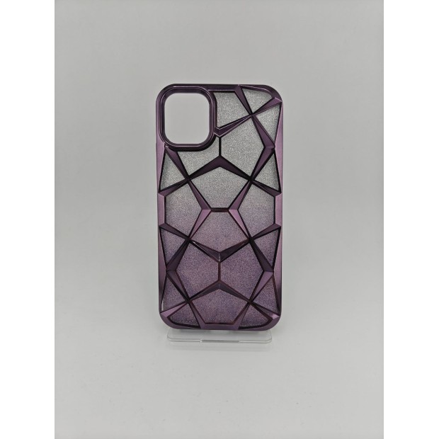 Накладка 3D Prism Metal для Apple iPhone 11 (Аметист)
