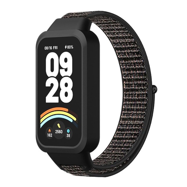 Ремінець Velcro Xiaomi Mi Band 9 Active (Чорний)