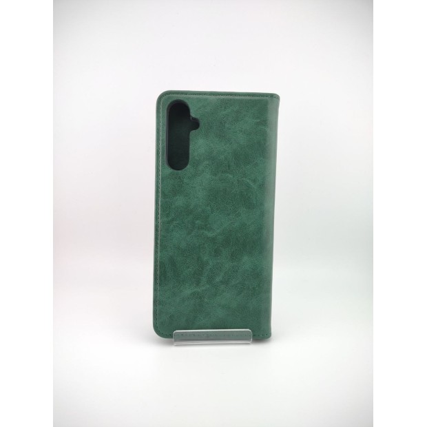 Чохол-книжка Leather Elegant Samsung Galaxy A05s (Темно-зелений)