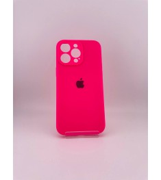 Силикон Original RoundCam Case Apple iPhone 15 Pro Max (31) Barbie Pink