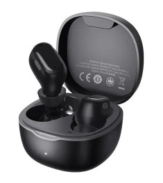 Беспроводные наушники-гарнитура вакуумные Baseus Bowie Encok WM01 (Black)