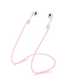 Силіконовий шнурок для Apple AirPods 55 см (Світло-рожевий)