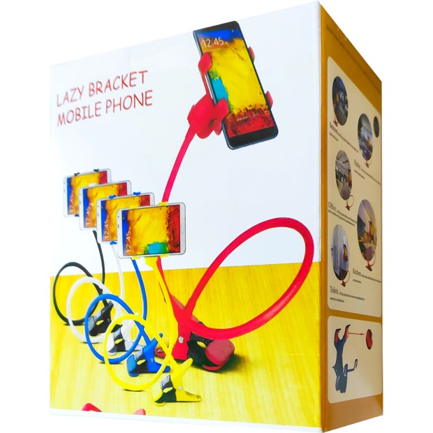 Настольный держатель-прищепка Lazy Bracket (Чёрный)