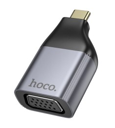 Переходник Hoco UA34 Type-C to VGA 2K 60Hz (Серый)