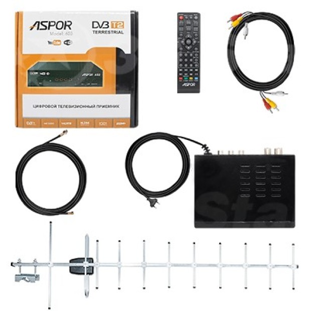 Цифровий ТВ приймач ASPOR T2 603 Цифровий ТВ приймач ASPOR T2 603, Харків, Київ, Україна