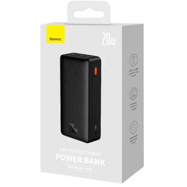 Павербанк Baseus Airpow Charge 30000mAh 20W (Чорний)